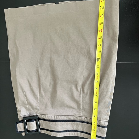Brown Taupe Pencil Pencil Skirt. - Picture 5 of 6